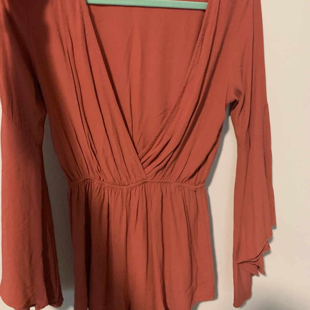 Cute romper with long sleeves!